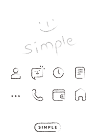 SIMPLE 手繪簡單 (純淨白)