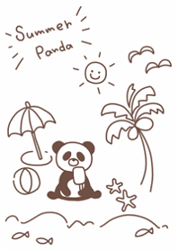 Enjoy the beach Panda1.