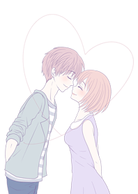 Fluffy couple.Revised version.