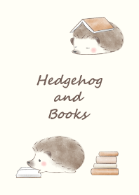 Hedgehog and Book -brown- 2