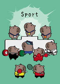 Capybara Games!(mint green)