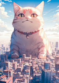 Cat Zilla invades the city!