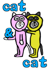ねことねこ　着せかえバージョン