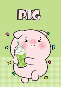 Pig Love Green Color Theme