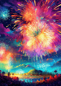 Beautiful Fireworks Theme#248