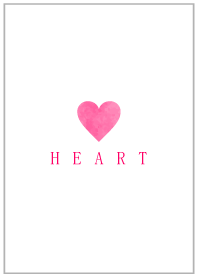 watercolor pink-HEART 111