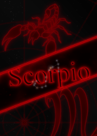 Escorpião-Preto Vermelho-