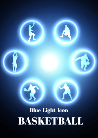 Blue Light Icon BASKETBALL