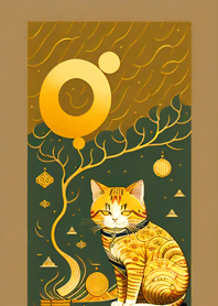 Kucing Kemakmuran Tahun Baru 10