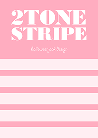 2 TONE STRIPE G - Rose Pink