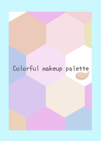 Colorful makeup palette/LIGHT BLUE