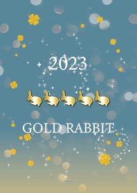Beige Blue : 2023 Gold Rabbit