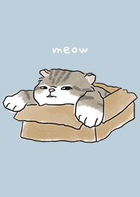 neko drawing1 / blue