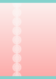 When knitting lace on blue