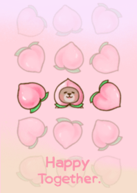 Q BEAR-Peach