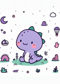 Cute little dino kawaii n.8