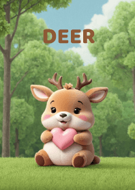 I Love Cute Deer -Theme2