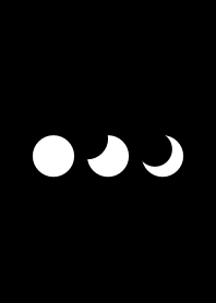 crescent moon.(monochrome04)
