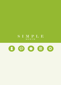 SIMPLE ROUND ICON-NATURAL GREEN
