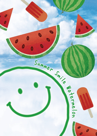 Summer sky & Smile Watermelon #fresh