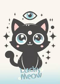Somehoww : LUCKY CAT & EVIL EYE (Blue)