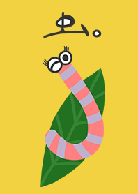 ほんわかわいい虫達のきせかえ。