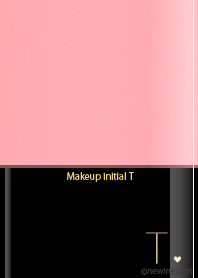 Makeup initial T