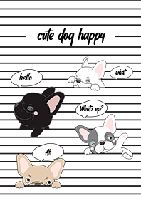 happy cute dog