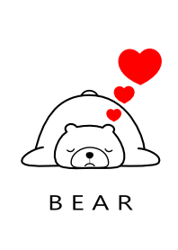 SIMPLE BEAR(white)Ver.2