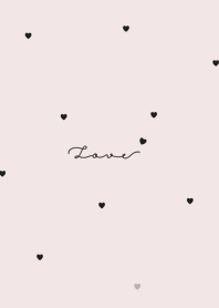 Heart Pattern /white pink.