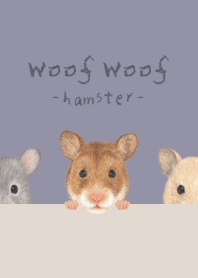 ANIMAL - Golden hamster - DUSTY PURPLE