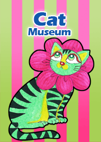 Cat Museum 51 - Floral Cat