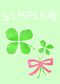 Theme of a simple clover
