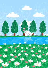 Reflections of Love ( Flower Field )