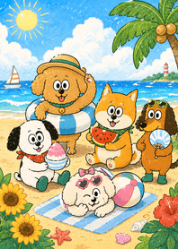 Doggy Pals Summer Theme