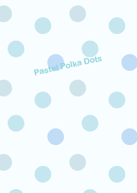Pastel polka dots - Frosty Winter