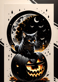 halloween cat Eecf02