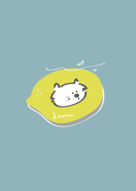 lemon and cat