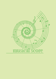 musicalscore Pale fresh GRN