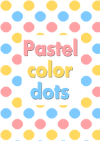 Pastel color dots