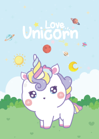 Unicorn Garden Galaxy Time