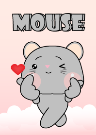Grey Mouse With Love Theme