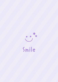 Smile Star =Purple= Stripe2