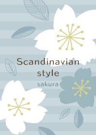 Scandinavian style -sakura blue-