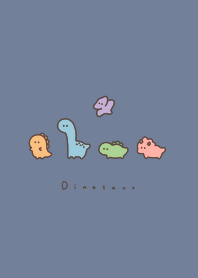 ไดโนเสาร์ตัวเล็ก : blue gray: