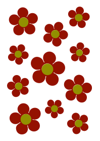 Cute Flowers No.1-W19