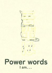 Pwr wd I am Light cream