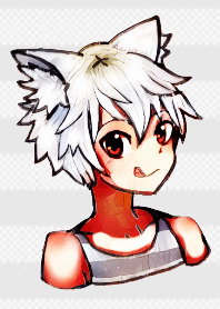 white wolf boy ver.2
