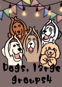 Dogs,large groups4.