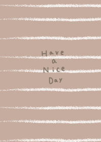 Beige and stylish stripes.